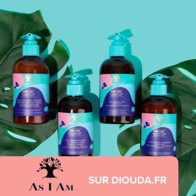 Born Curly d'As I Am est une gamme spécialement formulée pour les cheveux bouclés, ondulés et crépus des plus petits