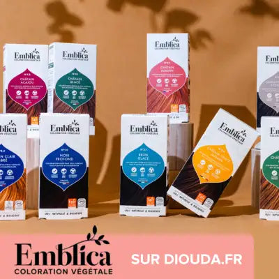 Emblica Coloration végétale pour Cheveux Bouclés, Crépus, Ondulés