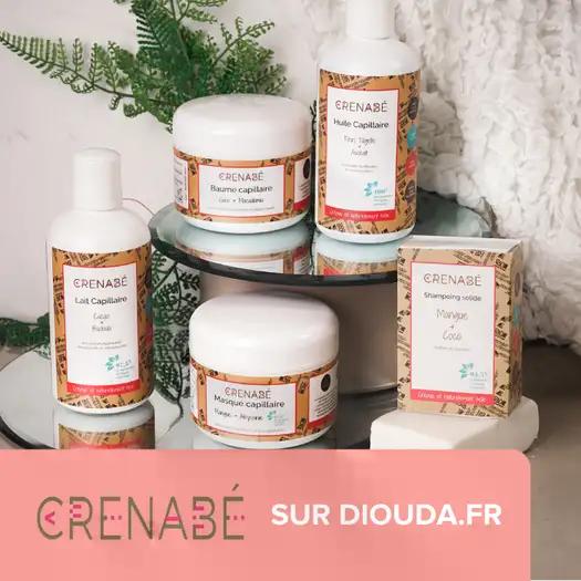 Crénabé : soins capillaire naturels pour cheveux crépus et frisés| Diouda