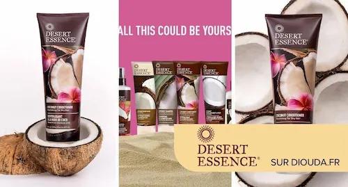 Desert Essence : soins capillaires naturels à retrouver sur Diouda.fr