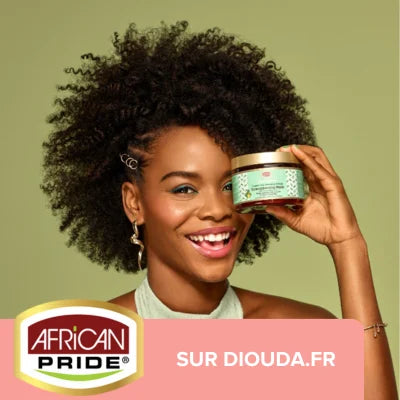 African Pride Soins Cheveux crépus frisés bouclés Naturels ou tressés, locksés