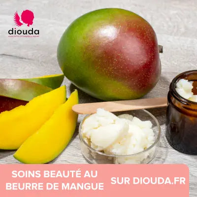 Soins cheveux visage et corps au Beurre de Mangue