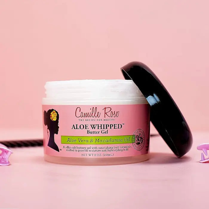 Aloe Whipped Butter Gel Camille Rose Naturals - Gel Définition Intense à l'Aloé Vera et Huile de Macadamia