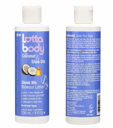 Lottabody Coconut & Shea Oils Sleek Me Blowout Lotion Brushing 236ML