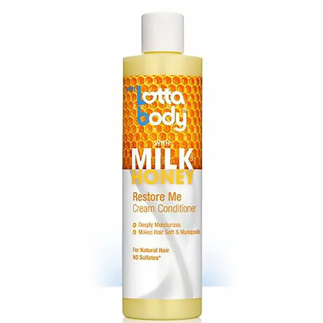 LottaBody "Restore Me" Après-shampooing revitalisant LAIT & MIEL 300ml (Cream Conditioner)