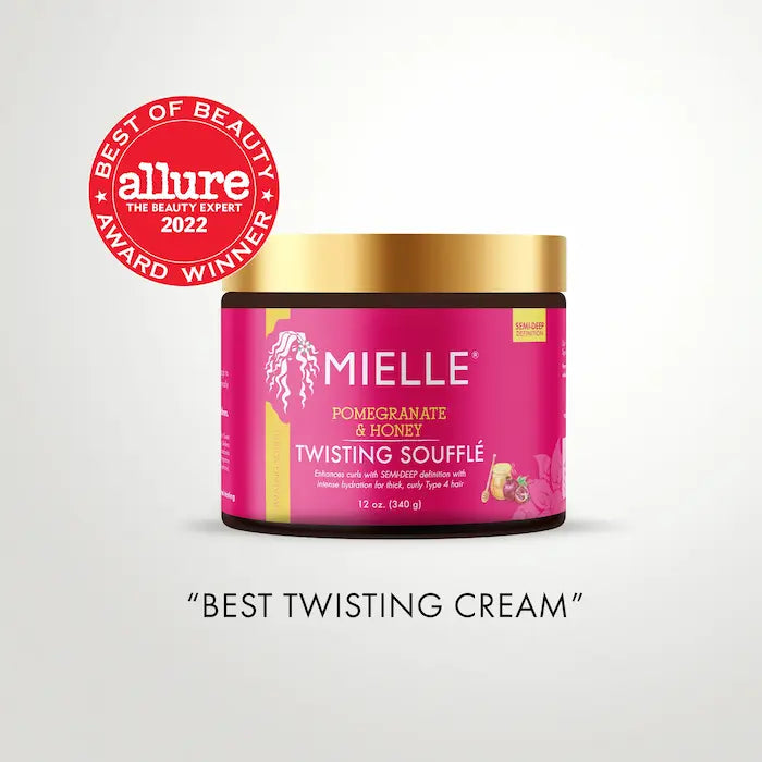 Mielle Twisting Soufflé Une créme pour twists ou braids out sur cheveux 4C primée par le magazine Allure.