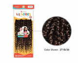 Rajouts courts pour nattes et tresses mèches  X-Pression Passion bohemian feed twist 10 Pouces - Lil Looks 3X Outré 