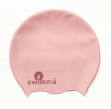 Bonnet de Bain Large Rose en silicone pour Enfant convient aux cheveux Longs, Dreadlocks, Tresses, Boucles et Coupes Afro