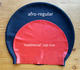 Bonnet de Natation pour Cheveux très longs 29CM Afro Regular 2 fois plus grand qu'un bonnet classique! 