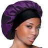 Bonnet Satin Cheveux à bord large pour protéger sa coiffure la nuit