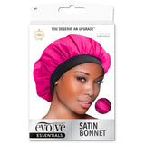 Bonnet en Satin Cheveux bouclés frisés crépus Fushia Evolve