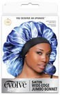 bonnet satin large XXL pour chevelures afro volumineuse.