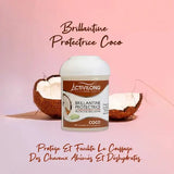 Brillantine Protectrice à l'huile de Coco Activilong protège, facilite le coiffage et fait briller les cheveux abîmés et déshydratés.