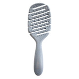 Brosse à picots antistatiques ultra Souples GRISE fabriquée avec de la Paille de Blé et Plastique recyclable et Biodégrable