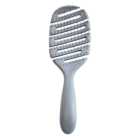 Brosse à picots antistatiques ultra Souples GRISE fabriquée avec de la Paille de Blé et Plastique recyclable et Biodégrable