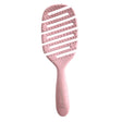 Brosse à picots antistatiques ultra Souples ROSE fabriquée avec de la Paille de Blé et Plastique recyclable et Biodégrable