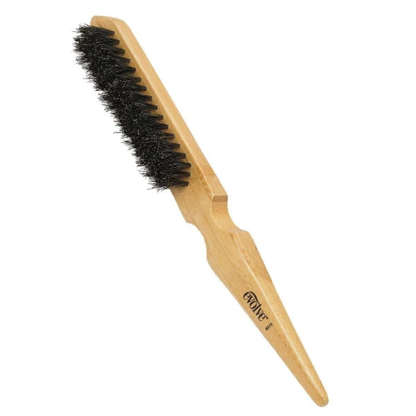 Brosse en Poils de sanglier pour Plaquage de cheveux bouclés, frisés, crépus