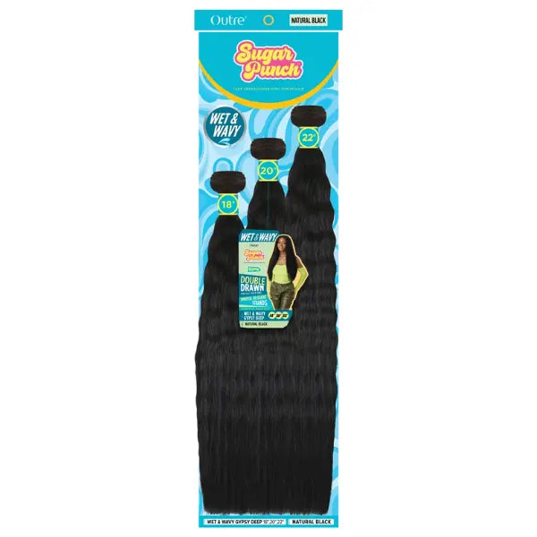 Bundle tissages mèches cheveux humains remy hair Outre Gypsy Deep