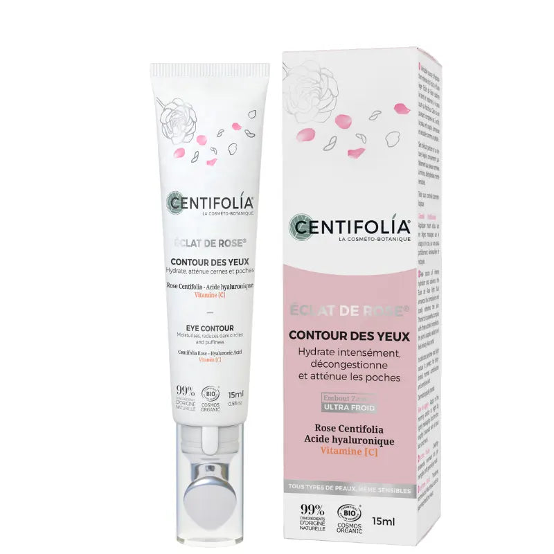 Centifolia Contour des yeux Eclat de Rose à la Vitamine C Décongestionne et hydrate