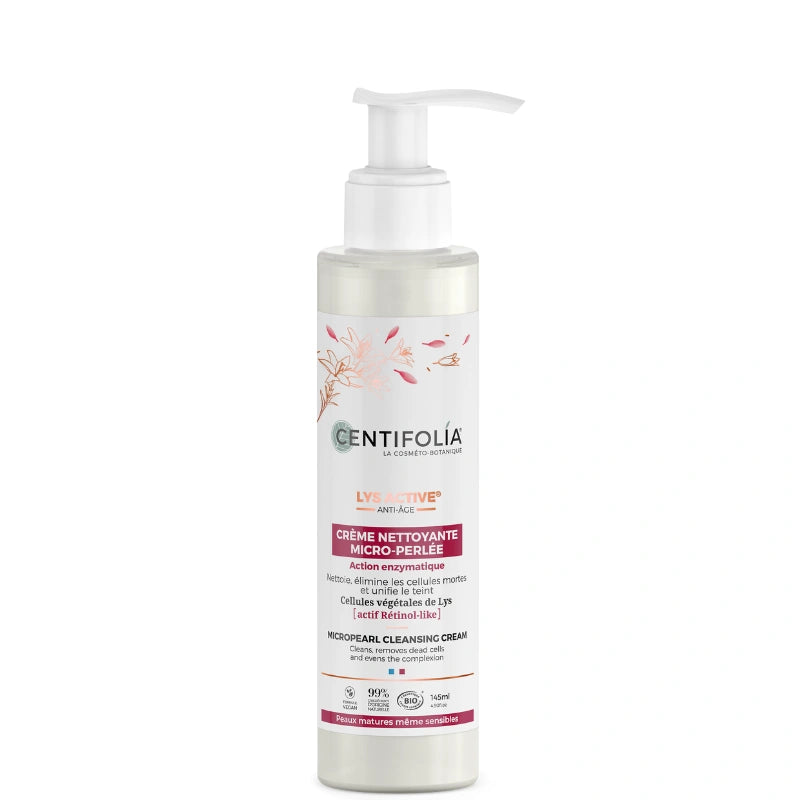 Crème nettoyante visage pour Peaux matures ou sensibles Micro-perlée Centifolia