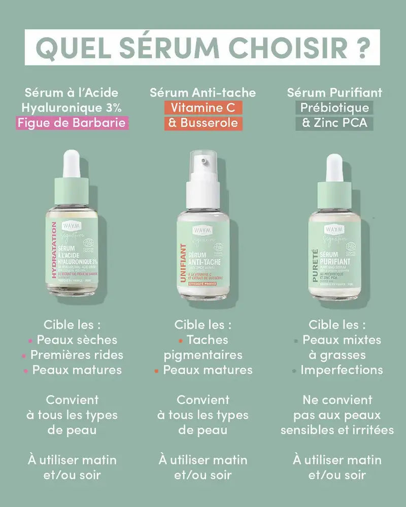 Quel sérum visage choisir pour sa peau?