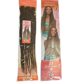 Crochet Box Braids Long pre-loop 24 pouces cheveux synthétiques Femi Collection Packaging