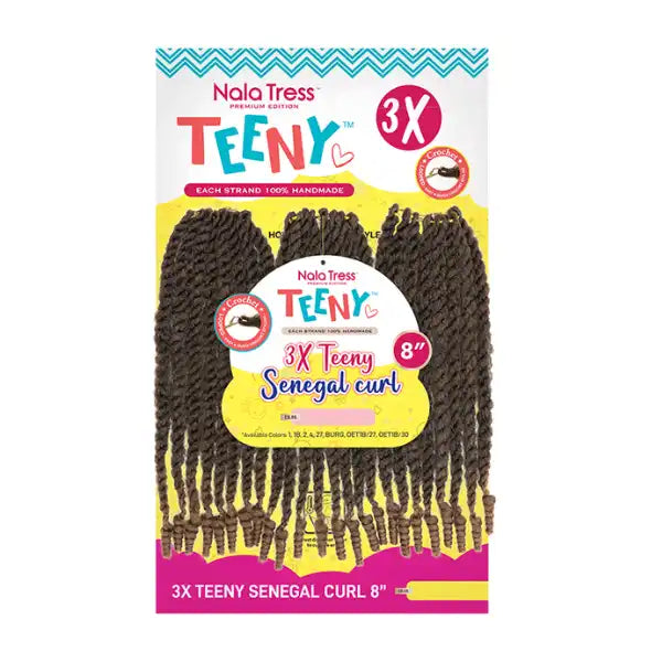 Crochet Braids Janet Collection pour enfant Senegal Twist Curl 8 pouces