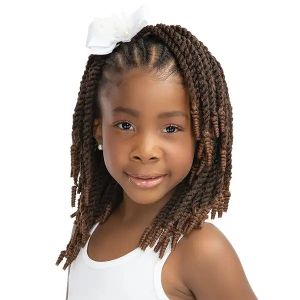 Crochet braids pour enfants Senegal Twist Curl 8 pouces Janet Collection