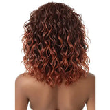 Demi-perruque Wavy ginger Bob loose Curl 18 pouces Outre Quick Weave