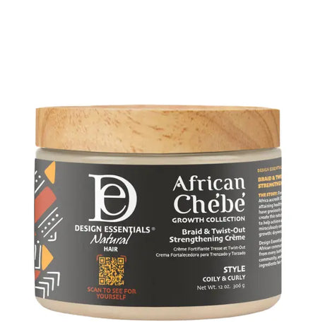 Crème coiffante fortifiante pour Braid, Twist-out et Wash'n go pour cheveux Bouclés, frisés, crépus