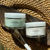 Masque Exfoliant Clarifiant Candès utilisable aussi en gommage ou soin global, il clarifie, exfolie, purifie et apaise votre peau.