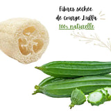 2 Eponges Exfoliantes Visage Luffa