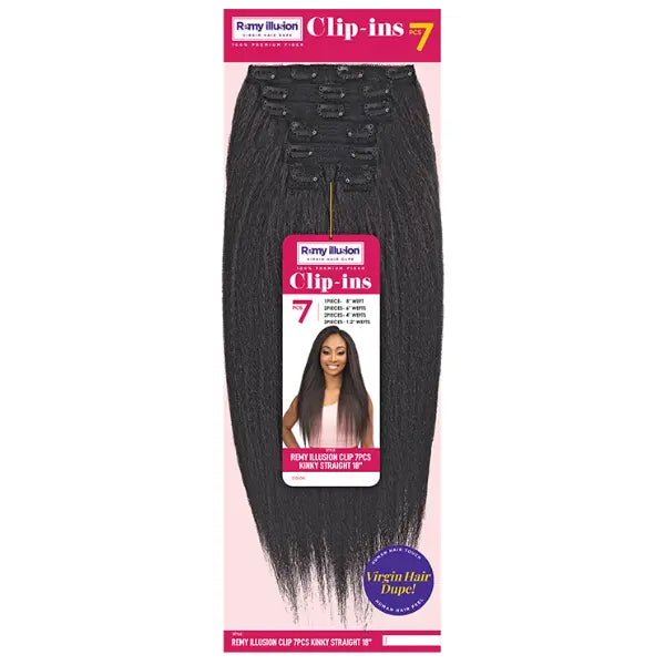 Extensions Clip-In Kinky Straight - Janet Collection