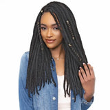 fausse locks cheveux naturels Mèches Loc N Roll Braid 18 pouces - Janet Collection 