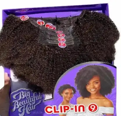 Extensions CLIP-IN 4C Corkscrew Afro 9PCS - Outré