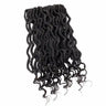 Mèches Faux Locks blondes WAVY BAHAMA LOCS 14 pouces Mèches Outré XPRESSION en teinte noir naturel (2).