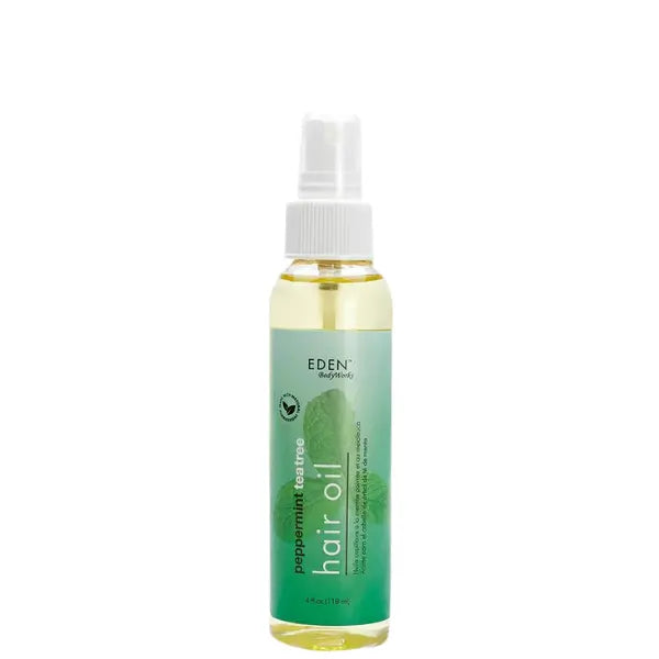 Huile capillaire pour la pousse des cheveux à base de Menthe poivrée et Tea Tree Eden Bodyworks