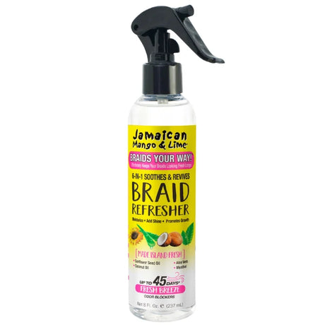 Spray hydratant et apaisant pour Tresses et Locks Anti frisottis, neutralise les mauvaises odeur Jamaican Mango Lime