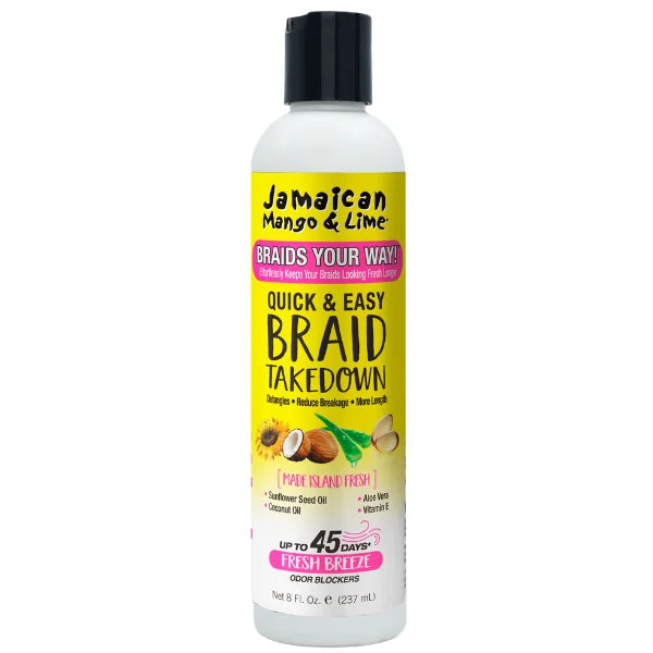 Crème démêlante pour enlever les tresses rapidement sans casse - Jamaican Mango and Lime