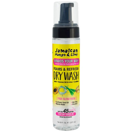 Shampoing Sec Mousse lavante sans rinçage pour Tresse Locks Twist - Jamaican Mango and Lime