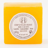 savon Cacoloé la kaz naturelle pour l'eclat du visage. Pain 60 grammes