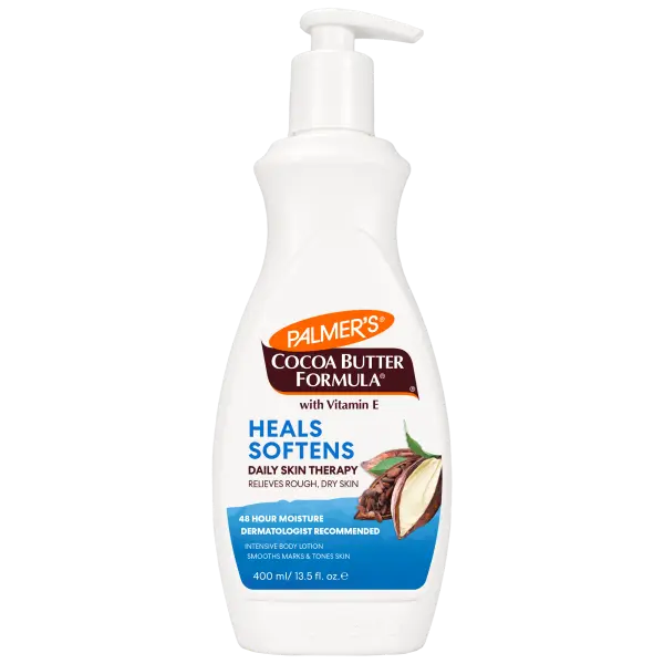 Palmer's Lait hydratant corps cacao et vitamine e - Heals Softens. 400 ML