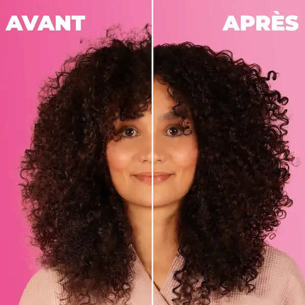 Les Secrets de Loly Shampoing cheveux bouclés Co wash Care Fusion Avant / Après