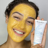 Masque purifiant Visage et Cuir chevelu au bio actif de banane et argiles jaunes et blanche Kadalys