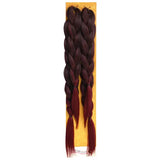 meches à tresser ombre pre stretched bordeaux paquet de 4 nattes