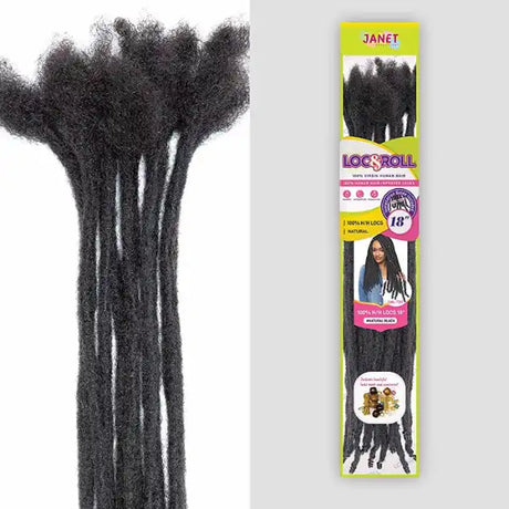 Mèches naturelles extensions pour locs Janet Collection.