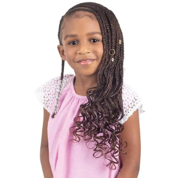 Mèches pour petite filles pre-stretched 4X16 Formation Kids Braids Model Model