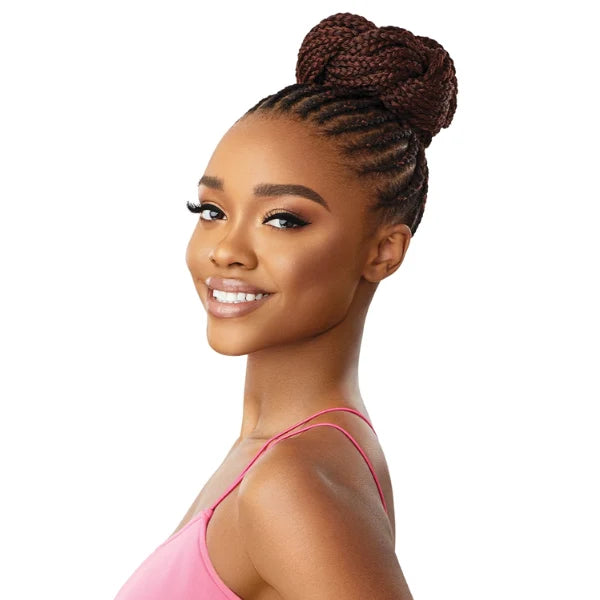 Medium box braid 26 pouces postiche pretty quick wrap chignon