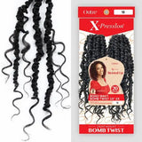 Mèches légères et courtes Crochet Braids Boho Wavy Bomb Twist X-Pression 2X - Outré