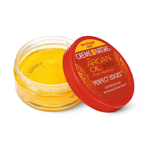 Gel coiffant pour dessiner + plaquer les baby hair sur cheveux crépus, frisés, bouclés. Fixation Forte 24h